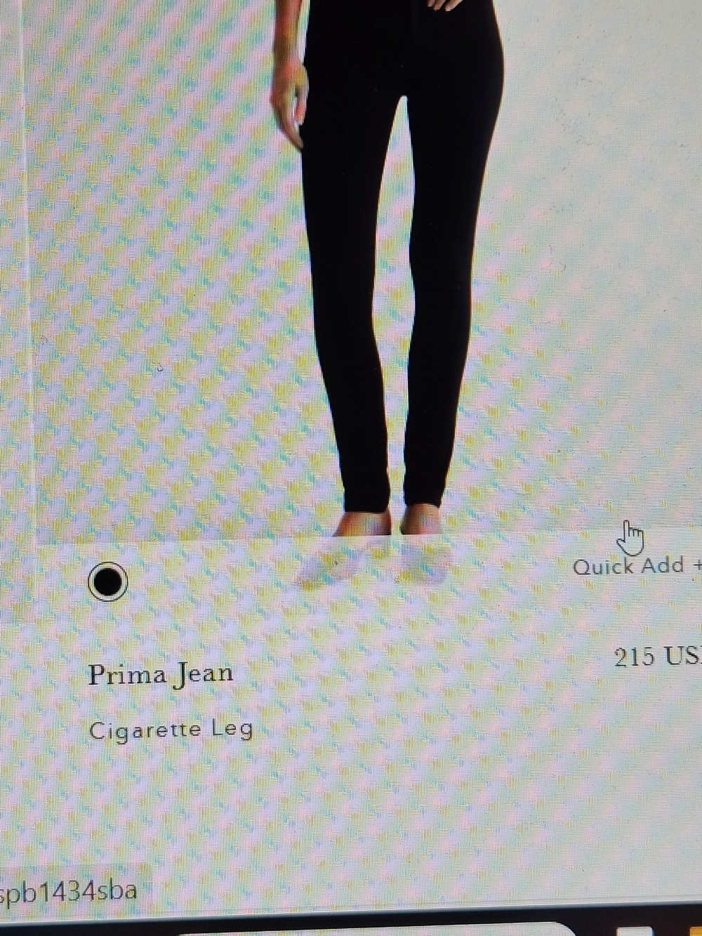 AG Adriano Goldschmied Prima Jean Cigarette Leg in Black
